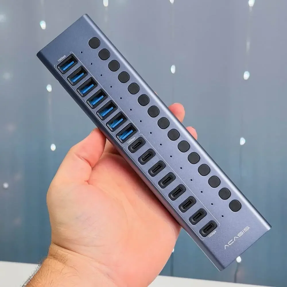 ACASIS 16-Port Powered USB 3.2 Hub 10Gbps